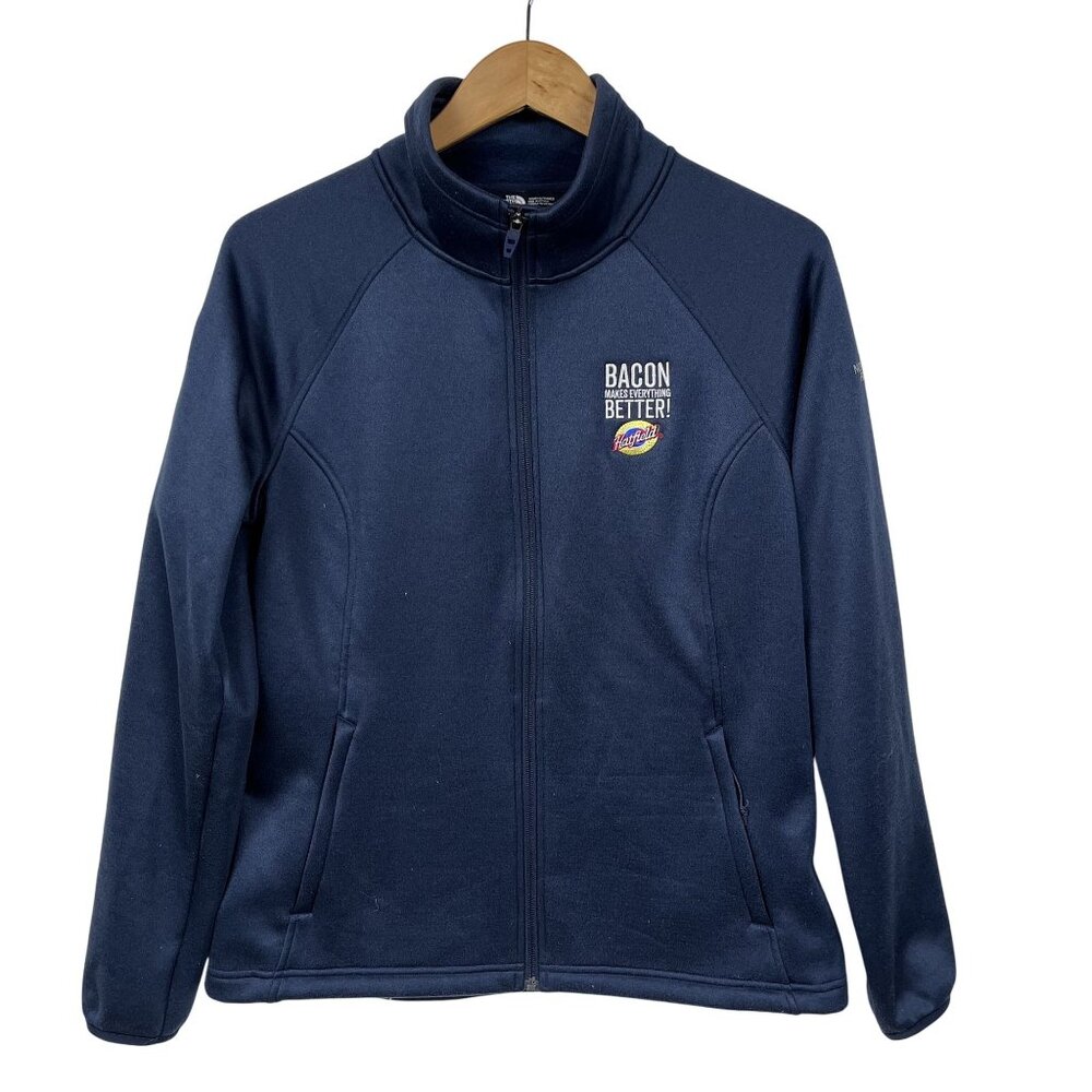 North Face Hatfield‎ Bacon Makes Everything Better Full Zip Jacket Sz Large